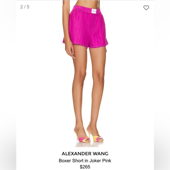 ALEXANDER WANG
Boxer Short in Joker Pink - Picture 3 of 6